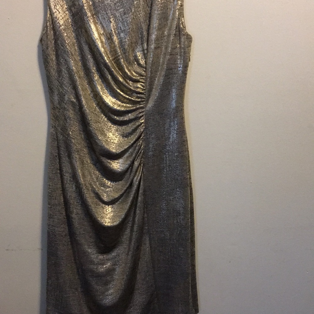 Calvin Klein Gold dress - Picture 5 of 7